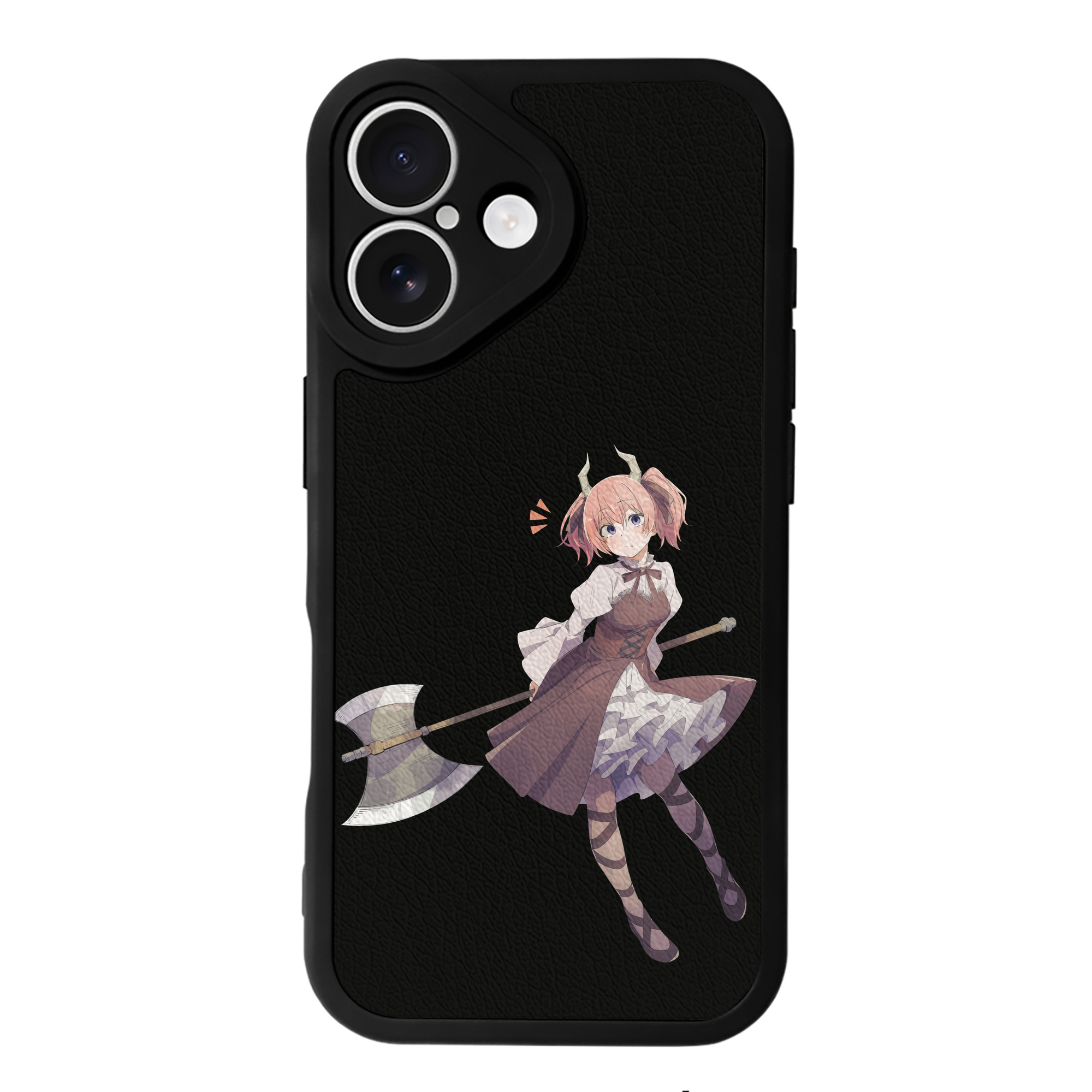 （画像用） 葬送のフリーレン Frieren 【iPhone 16シリーズ対応】シリコンスマホケース（レザー調） 材質：シリコン